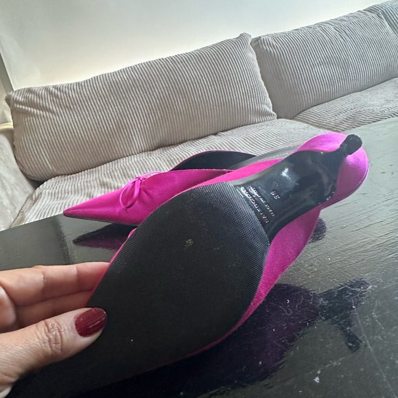 Balenciaga satin Knife mule - Picture 3 of 4